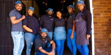 The workers of Lokshini Kitchen Braai Shack