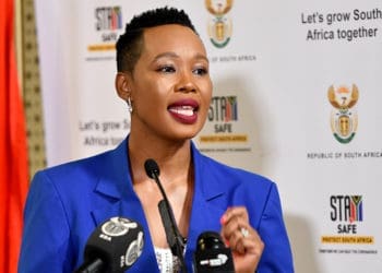 Small business development minister Stella-Ndabeni-Abrahams