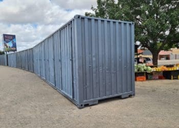 Shipping containers that can be rented out by informal and small businesses
