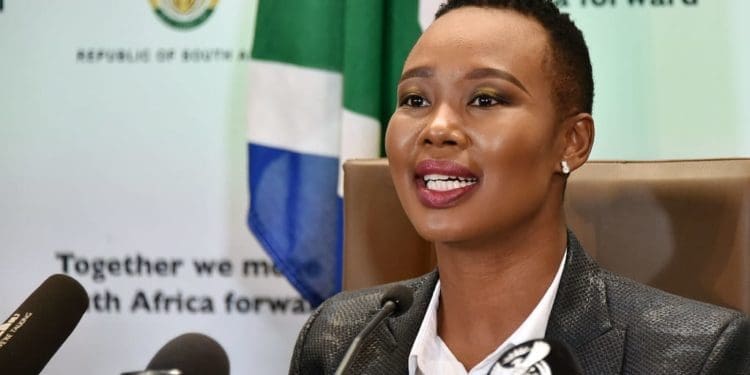 Small Business Development Minister Stella Ndabeni-Abrahams
