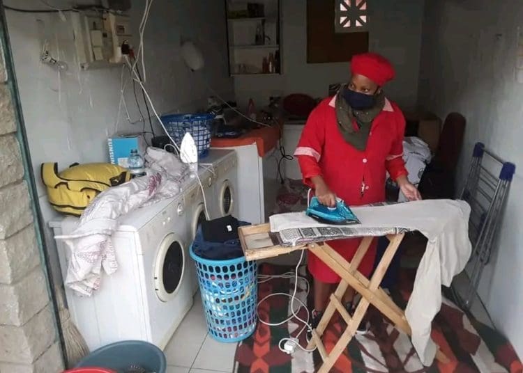 Luyanda Radebe's laundry
