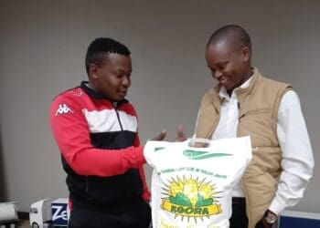 Onkabetse Mokgweetsi and his cousin, Tshepiso Jantjies, who founded Kgora Brands