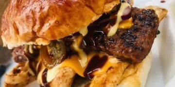 Grubworx burger by Tiyani Maluleke