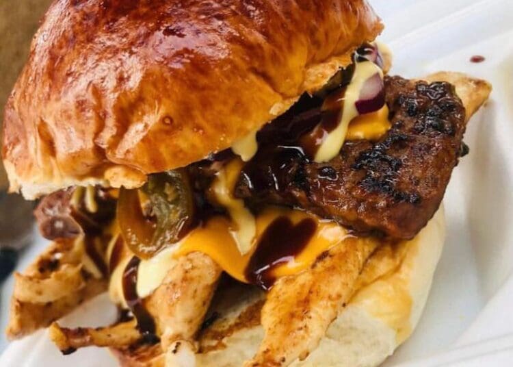Grubworx burger by Tiyani Maluleke