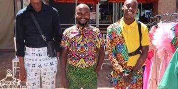 Clothes designed by Gerald Gwangwa