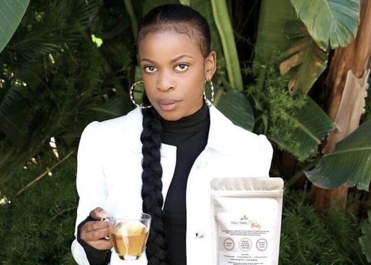 Zanda Isaacs who manufactures her own tea