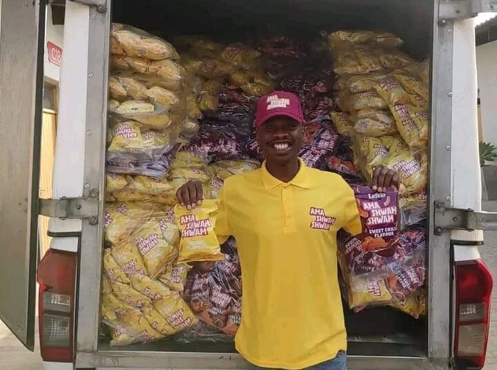 Tsholofelo Mongwenyane developed his snacks