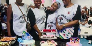 Women attending Zenzele Baking Academy workshop