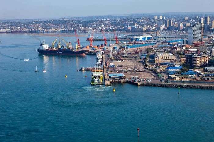 Cranes operating amid backlog at Durban port, exporters say equipment bottlenecks are contributing to delays