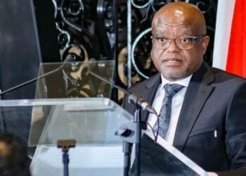 Johannesburg Mayor Dada Morero outlines economic and infrastructure plans during the 2026 State of the City Address.