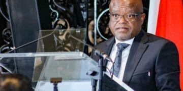 Johannesburg Mayor Dada Morero outlines economic and infrastructure plans during the 2026 State of the City Address.