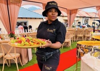 Poultry farmer and catering entrepreneur Sharon Ramoganyane from Ga Maila Mapitsane village in Sekhukhune, Limpopo, runs two successful businesses