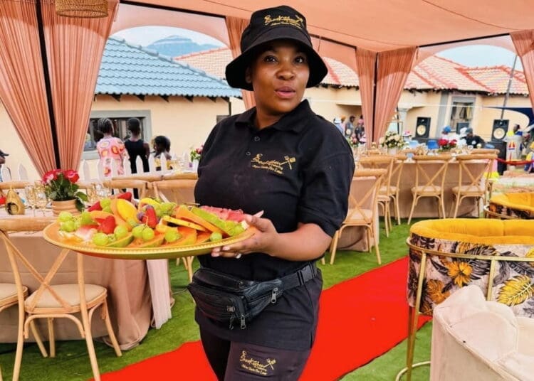 Poultry farmer and catering entrepreneur Sharon Ramoganyane from Ga Maila Mapitsane village in Sekhukhune, Limpopo, runs two successful businesses