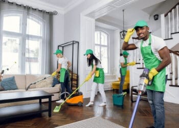 South Africa’s cleaning services industry is becoming one of the country’s most dynamic service sectors. Photo. https://scrubnbubbles.com/
