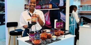 Muofhe Ratshikombo showcases Oumies Grande’s mango-based condiments as the business explores new markets.