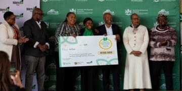 Ma Flo Farm owner Karabo Ngobeni says the R150 000 prize will help the Emalahleni-based agricultural business invest in irrigation, fencing and shade-net infrastructure to expand production.