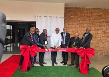 Trade, Industry and Competition Minister Parks Tau joins Brimis Engineering representatives at the official opening of the company’s facility in Middelburg, Mpumalanga.
Photo:X/dtic