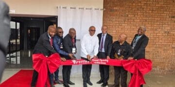 Trade, Industry and Competition Minister Parks Tau joins Brimis Engineering representatives at the official opening of the company’s facility in Middelburg, Mpumalanga.
Photo:X/dtic