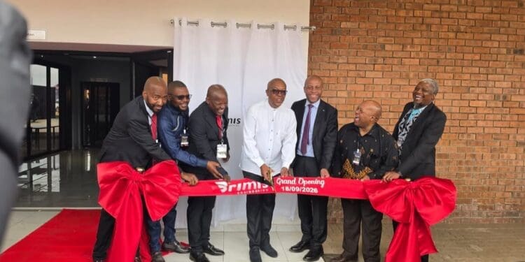 Trade, Industry and Competition Minister Parks Tau joins Brimis Engineering representatives at the official opening of the company’s facility in Middelburg, Mpumalanga.
Photo:X/dtic