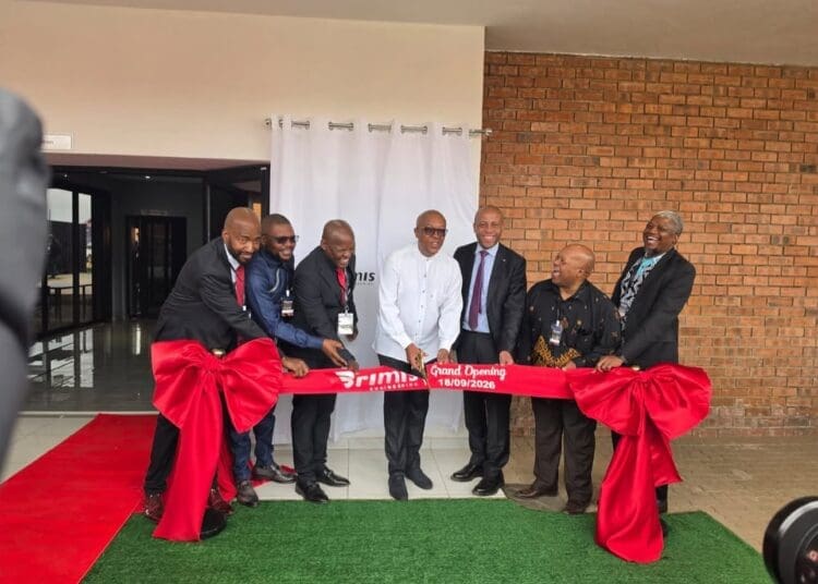 Trade, Industry and Competition Minister Parks Tau joins Brimis Engineering representatives at the official opening of the company’s facility in Middelburg, Mpumalanga.
Photo:X/dtic