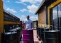Kagiso Ranyawa a Daveyton born entreprenuer who manufactures drums into efficient handwashing stations and mobile kitchens.
