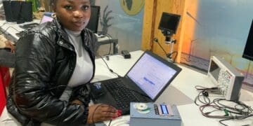 Young tech entrepreneur Lerato Mokoena is developing PulseLogic to improve patient management and healthcare processes.