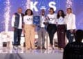 Maduwa Paint World founder Rodney Maduwa celebrates his R1 million win at the 2026 Standard Bank Kasi SME National Pitch Challenge alongside Standard Bank representatives.
Photo: Supplied