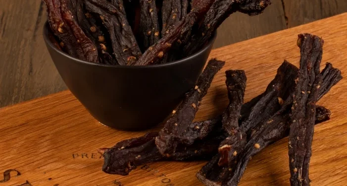 Biltong is gaining popularity in international markets as demand grows for high-protein, dried meat snacks. Photo: Slivers