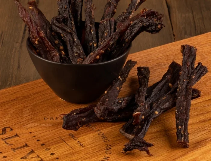 Biltong is gaining popularity in international markets as demand grows for high-protein, dried meat snacks. Photo: Slivers