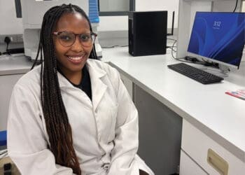 Kelebogile Modikwe is helping turn waste into opportunity through OrganoBoost, a soil enhancer made partly from pondweed removed from South Africa's waterways