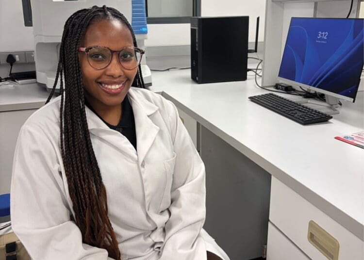 Kelebogile Modikwe is helping turn waste into opportunity through OrganoBoost, a soil enhancer made partly from pondweed removed from South Africa's waterways