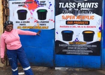 Entrepreneur Thembisile Magwaza, 44, has turned paint-making into a growing family business