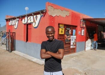 Junior Makgoka, the founder of JJ Café in Moletjie, a sprawling village settlement west of Polokwane, is carving out a remarkable entrepreneurial path. Photo. Lucas Ledwaba\Mukurukuru Media